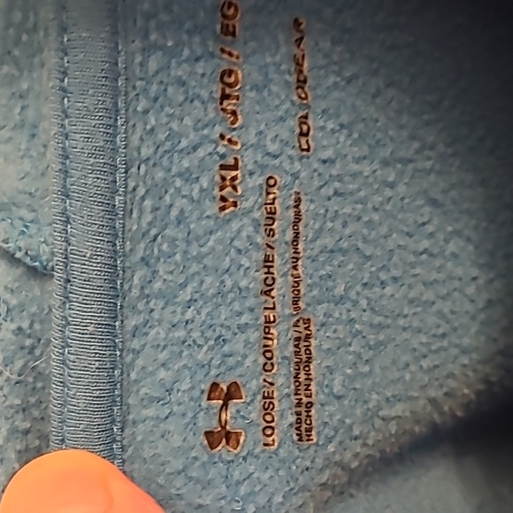 Under Armour blue hoodie- Youth XL - Picture 2 of 4